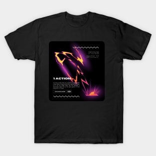 Fire Bolt Modern Dnd Dungeons and Dragons 5e T-Shirt